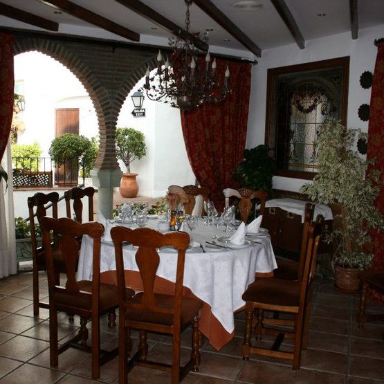 La Alcazaba de Mijas interior restaurante